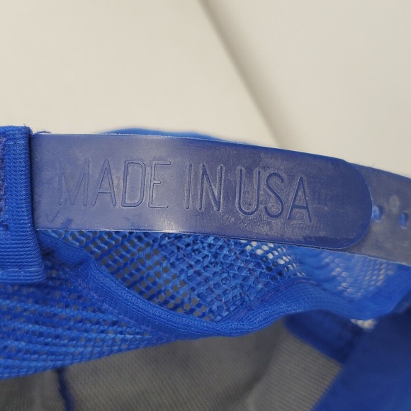 VTG 80s Marshalltown Construction Company Snapback Cap Mesh Trucker Hat Foam USA - Picture 9 of 9